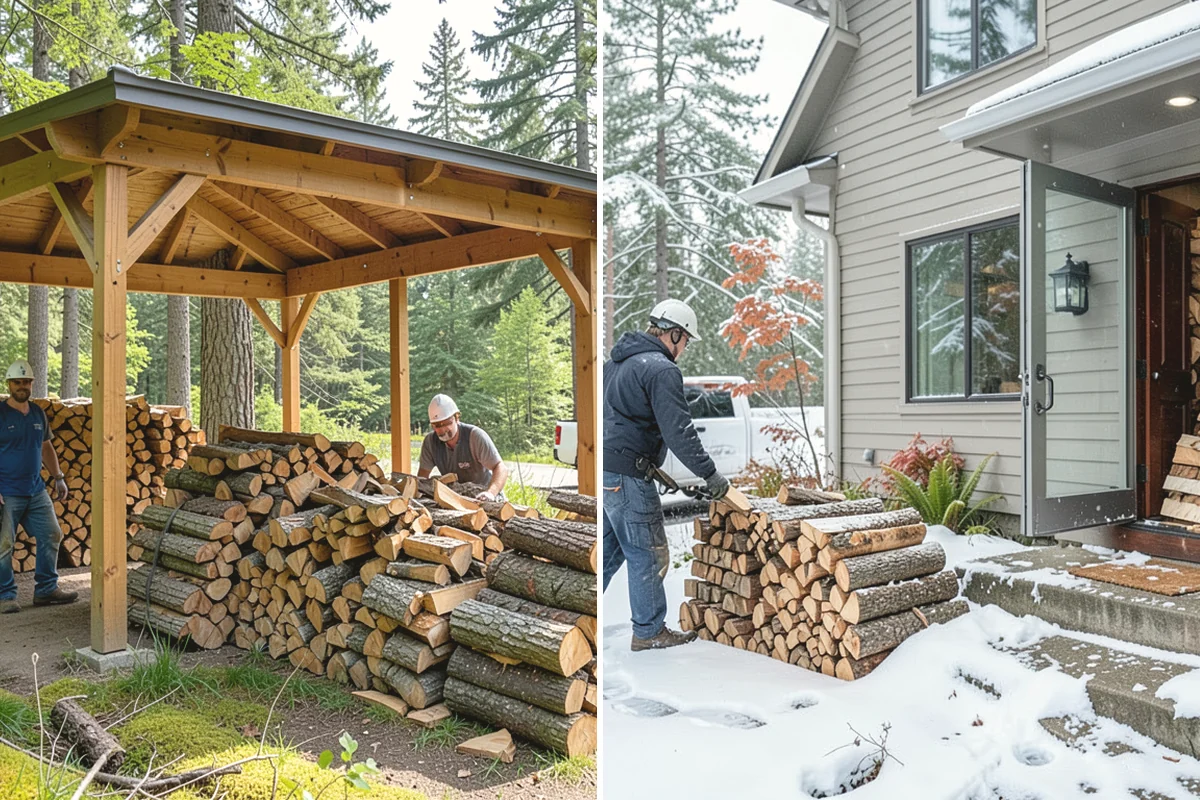 Fresh Cut Firewood in Duvall, King County, WA - Confirm your quantity and preferred split size