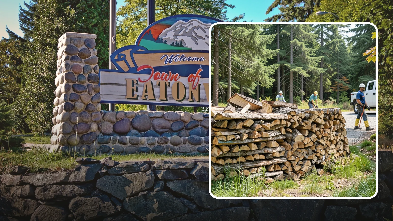 Fresh Cut Firewood in Eatonville, Pierce County, WA - Freshly cut firewood delivered ready for you to begin the seasoning process at home.