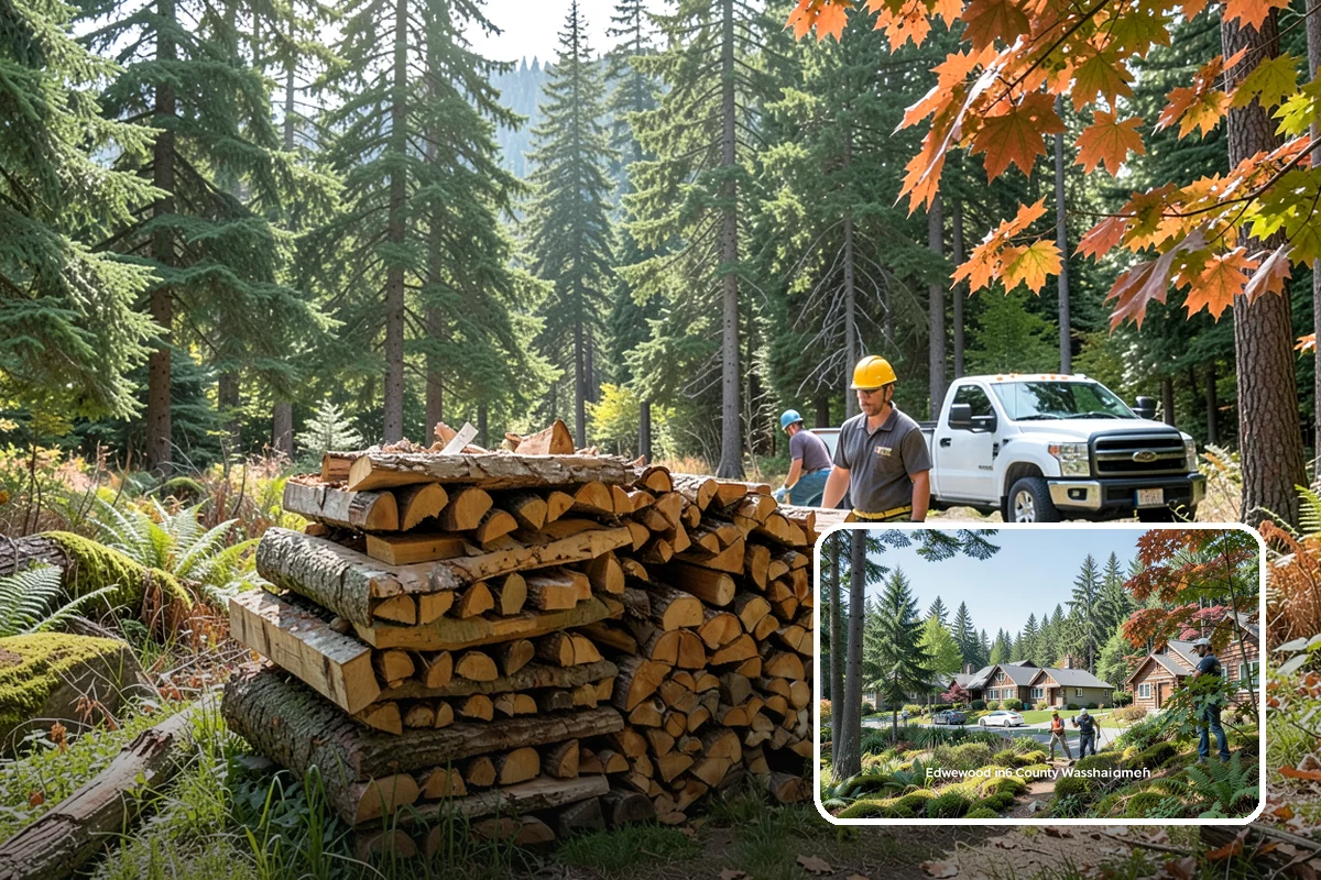 Fresh Cut Firewood in Edgewood, WA - Lower price point than seasoned stock