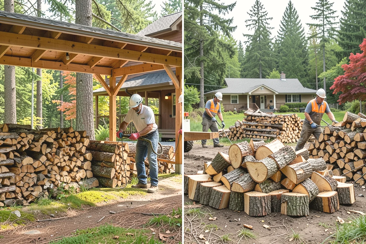 Fresh Cut Firewood in Edgewood, WA - Confirm your quantity and preferred split size
