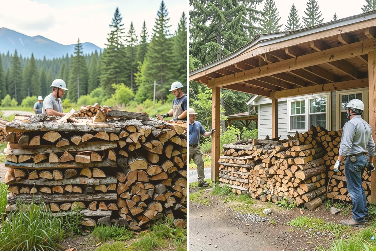 Fresh Cut Firewood in Edmonds, Snohomish County, WA - Confirm your quantity and preferred split size