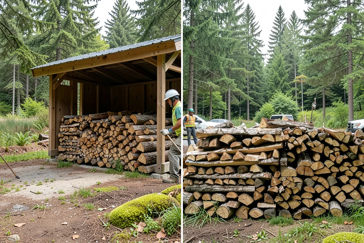 Fresh Cut Firewood in Everett, Snohomish County, WA - Confirm your quantity and preferred split size