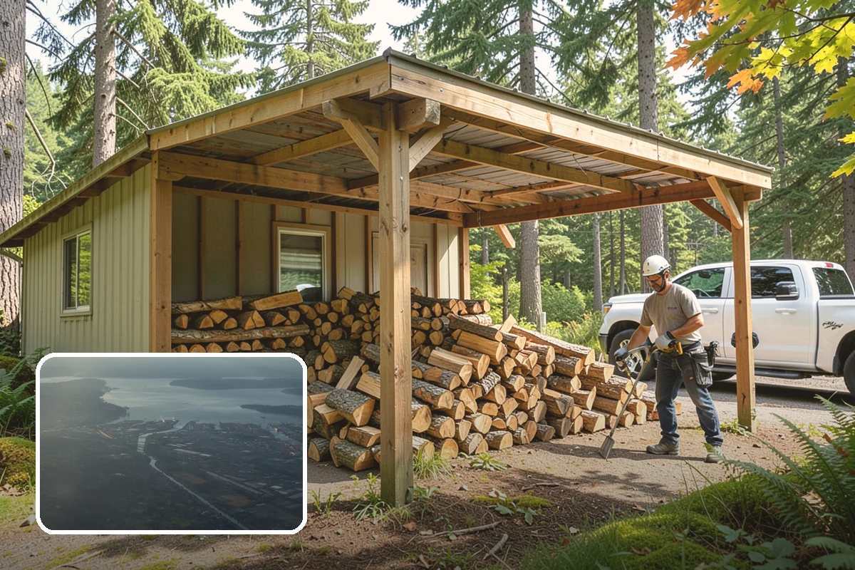 Fresh Cut Firewood in Fife, Pierce County, WA - Lower price point than seasoned stock