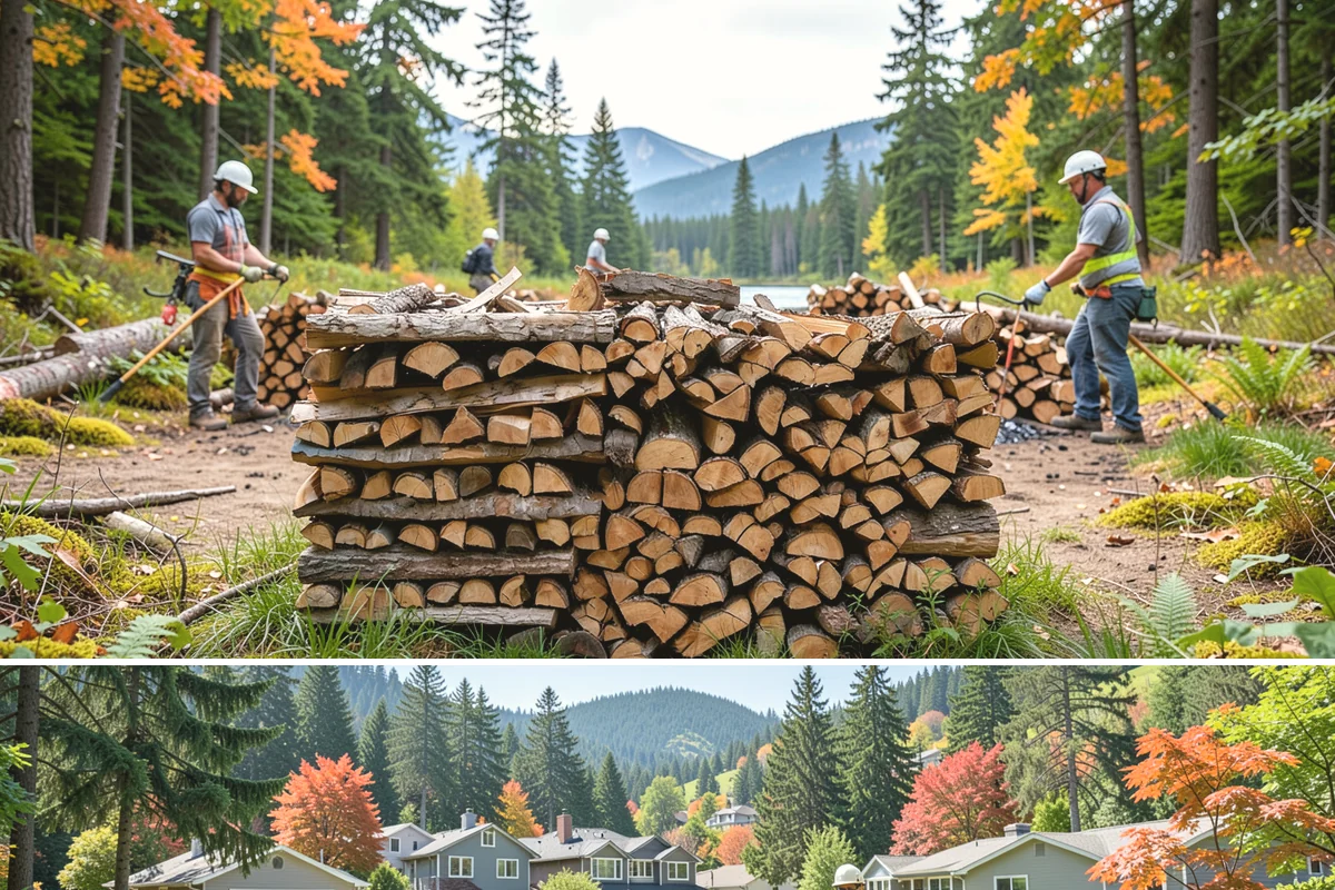 Fresh Cut Firewood in Fircrest, Pierce County, WA - Order in late winter or spring so the wood has the full dry season to cure before you burn it.