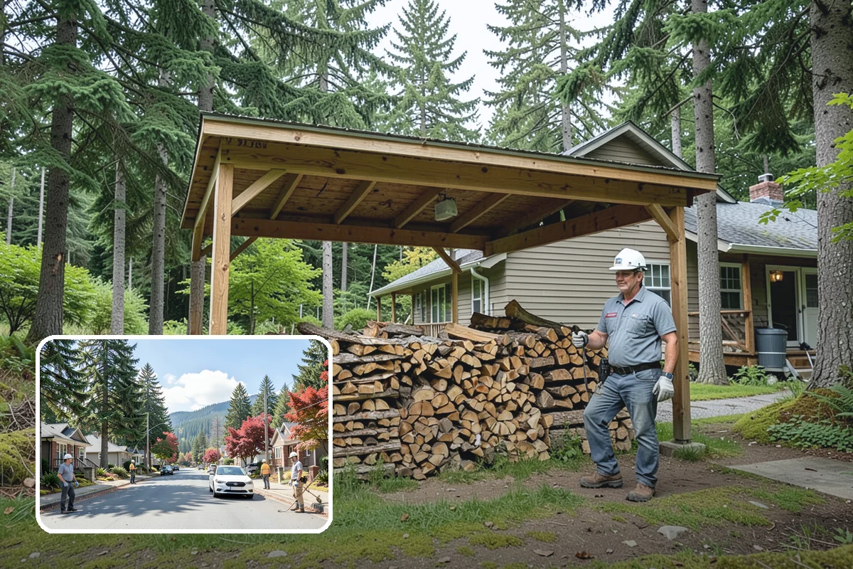 Fresh Cut Firewood in Hunts Point, King County, WA - Lower price point than seasoned stock