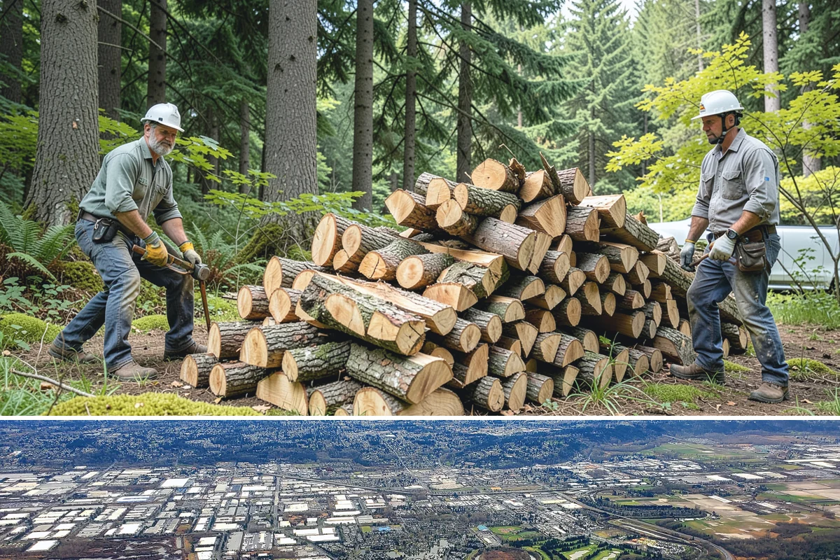Fresh Cut Firewood in Kent, King County, WA - Order in late winter or spring so the wood has the full dry season to cure before you burn it.