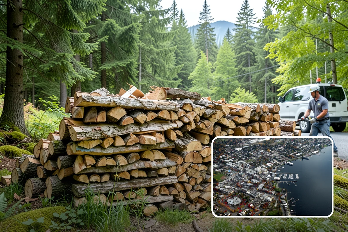 Fresh Cut Firewood in Kirkland, King County, WA - Lower price point than seasoned stock