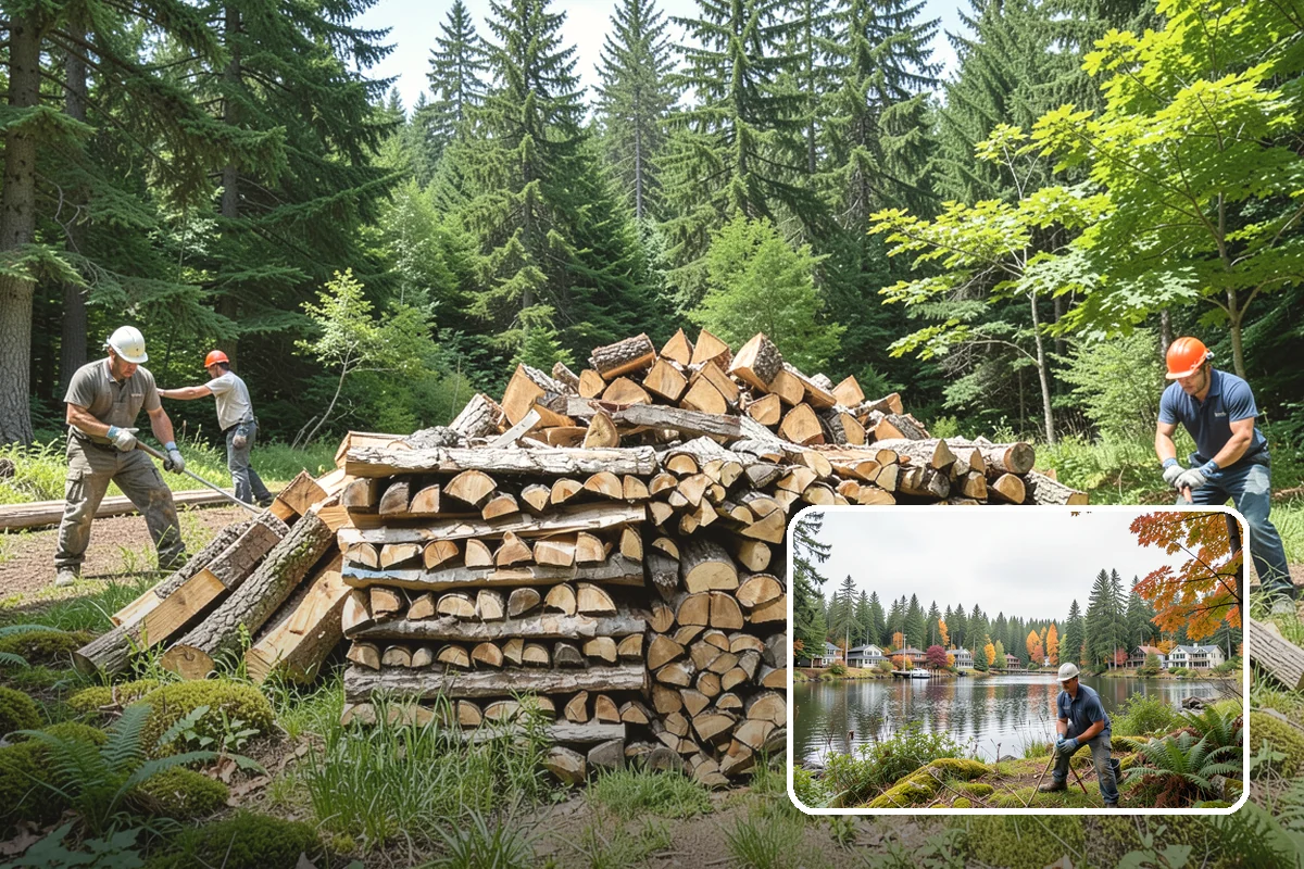 Fresh Cut Firewood in La Conner, Skagit County, WA - Lower price point than seasoned stock