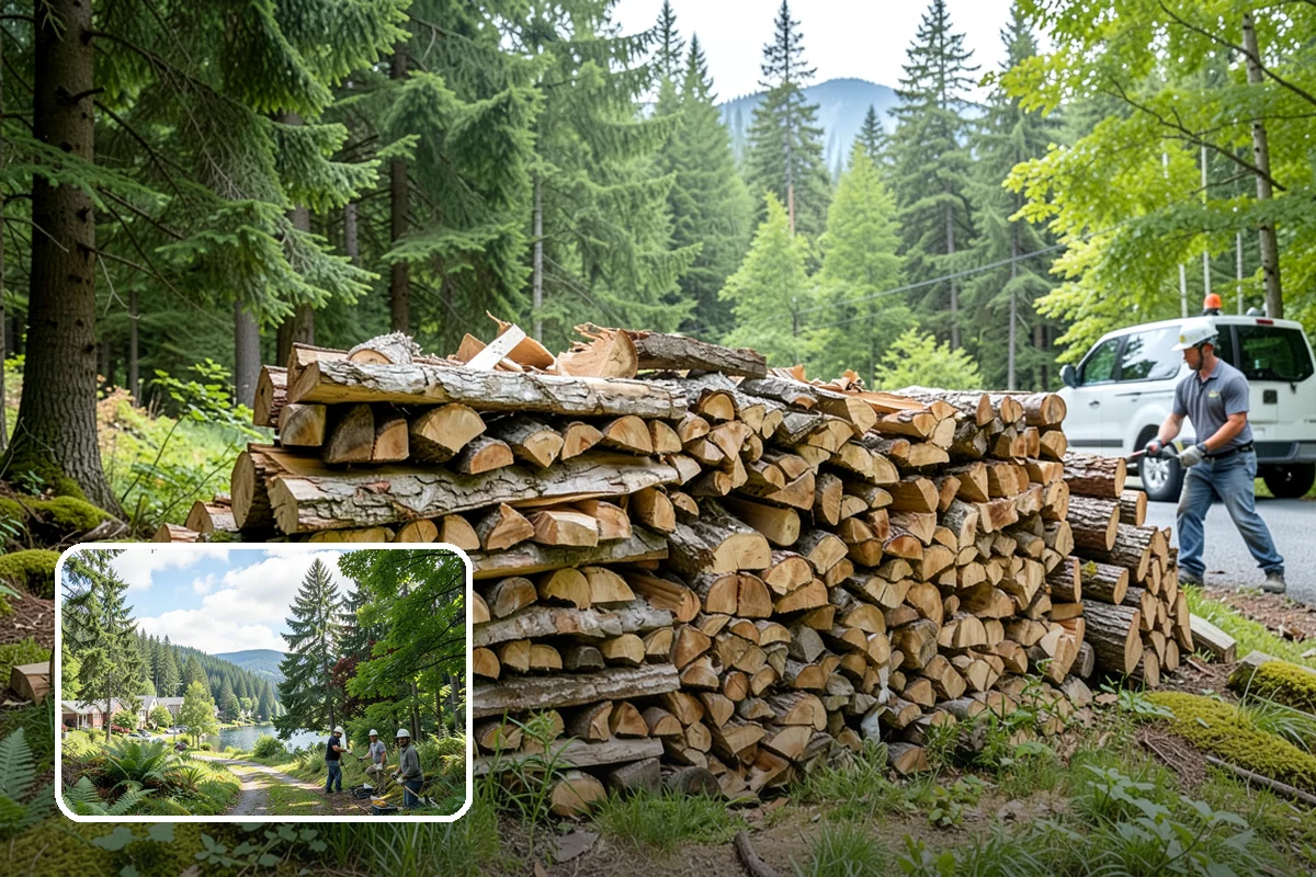 Fresh Cut Firewood in Lake Forest Park, King County, WA - Lower price point than seasoned stock