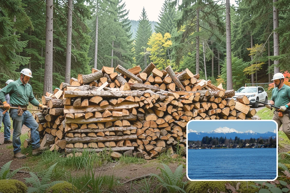 Fresh Cut Firewood in Lake Stevens, Snohomish County, WA - Lower price point than seasoned stock