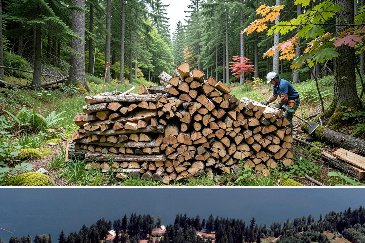 Fresh Cut Firewood in Lakewood, Pierce County, WA - Order in late winter or spring so the wood has the full dry season to cure before you burn it.