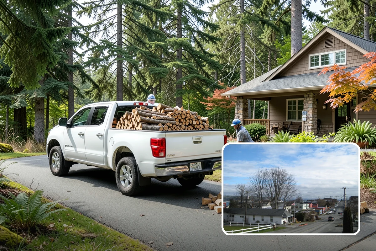 Fresh Cut Firewood in Langley, WA - Lower price point than seasoned stock