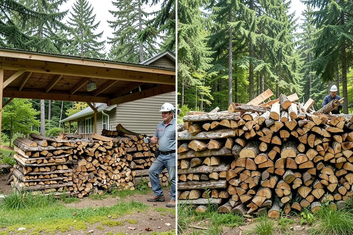 Fresh Cut Firewood in Lyman, WA - Confirm your quantity and preferred split size
