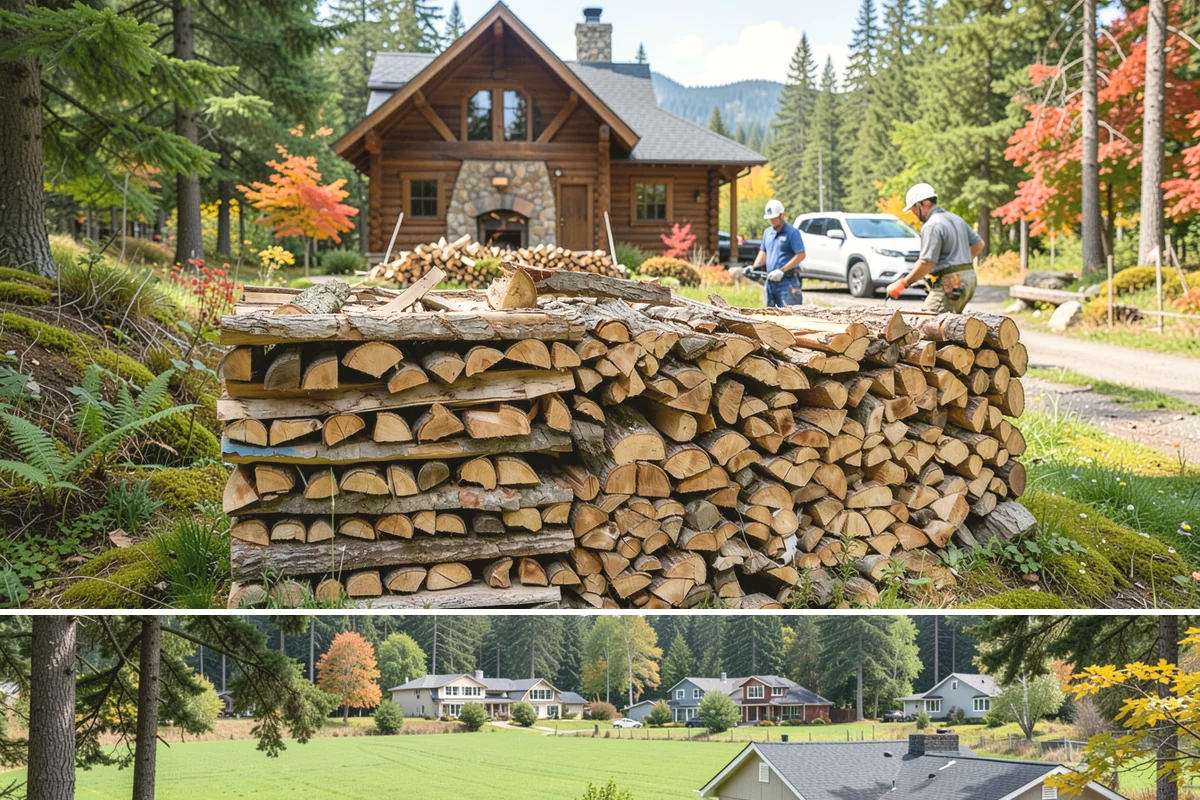 Fresh Cut Firewood in Lyman, WA - Order in late winter or spring so the wood has the full dry season to cure before you burn it.