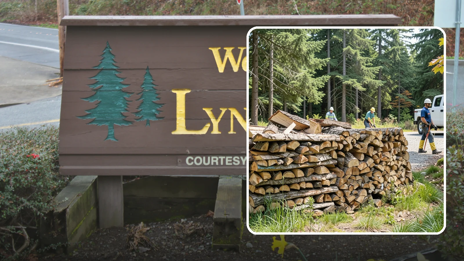 Fresh Cut Firewood in Lynnwood, Snohomish County, WA - Freshly cut firewood delivered ready for you to begin the seasoning process at home.