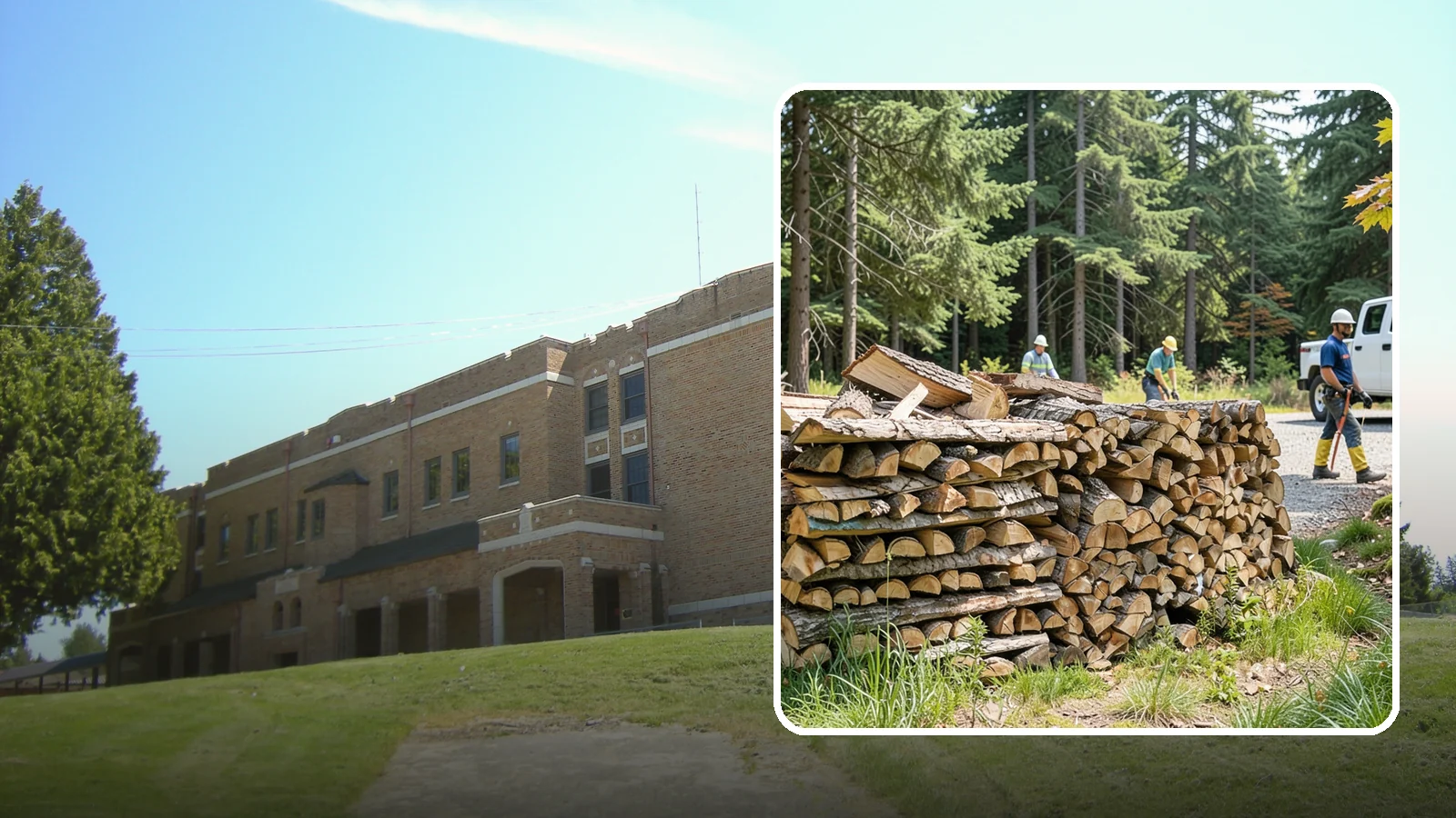 Fresh Cut Firewood in Maple Valley, King County, WA - Freshly cut firewood delivered ready for you to begin the seasoning process at home.