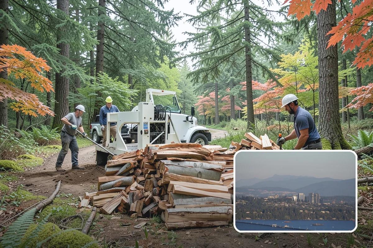 Fresh Cut Firewood in Medina, King County, WA - Lower price point than seasoned stock