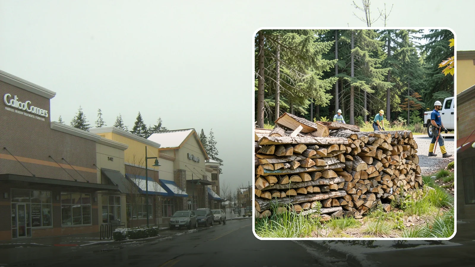 Fresh Cut Firewood in Mill Creek, Snohomish County, WA - Freshly cut firewood delivered ready for you to begin the seasoning process at home.