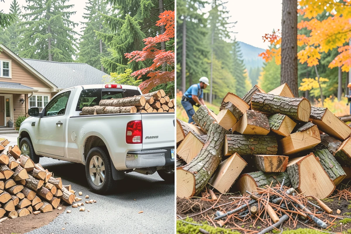 Fresh Cut Firewood in Milton, King County, WA - Confirm your quantity and preferred split size