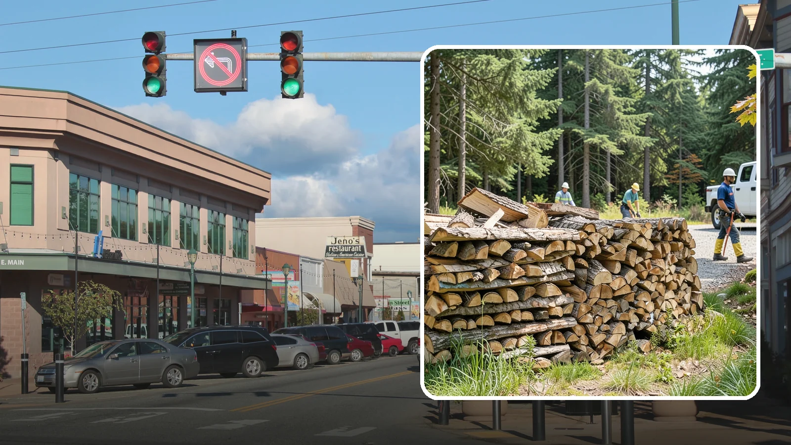 Fresh Cut Firewood in Monroe, Snohomish County, WA - Freshly cut firewood delivered ready for you to begin the seasoning process at home.