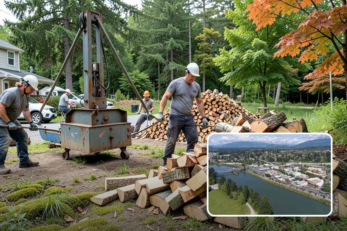 Fresh Cut Firewood in Mount Vernon, WA - Lower price point than seasoned stock