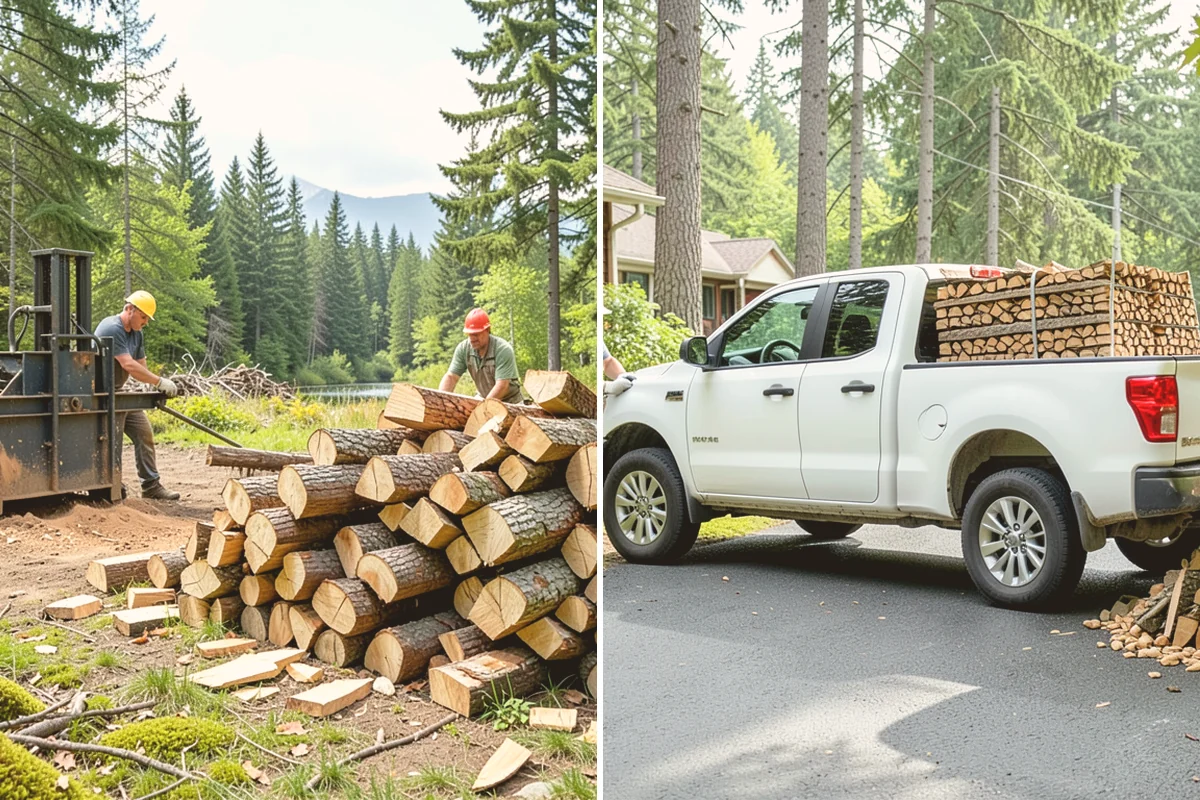 Fresh Cut Firewood in Mount Vernon, WA - Confirm your quantity and preferred split size