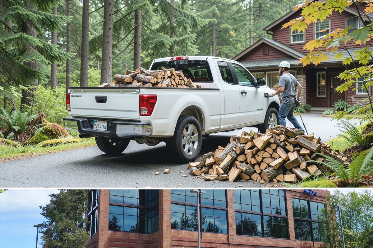 Fresh Cut Firewood in Mountlake Terrace, WA - Order in late winter or spring so the wood has the full dry season to cure before you burn it.