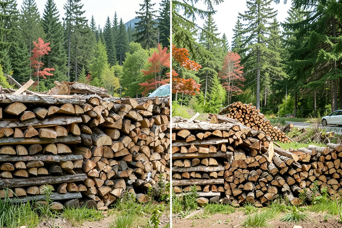 Fresh Cut Firewood in Normandy Park, King County, WA - Confirm your quantity and preferred split size