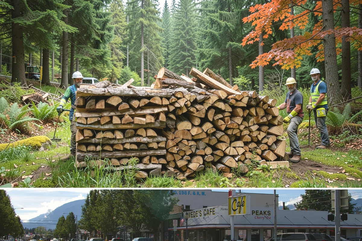 Fresh Cut Firewood in North Bend, King County, WA - Order in late winter or spring so the wood has the full dry season to cure before you burn it.