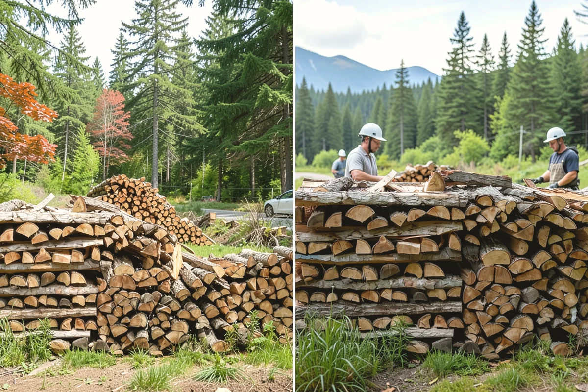 Fresh Cut Firewood in Oak Harbor, Island County, WA - Confirm your quantity and preferred split size