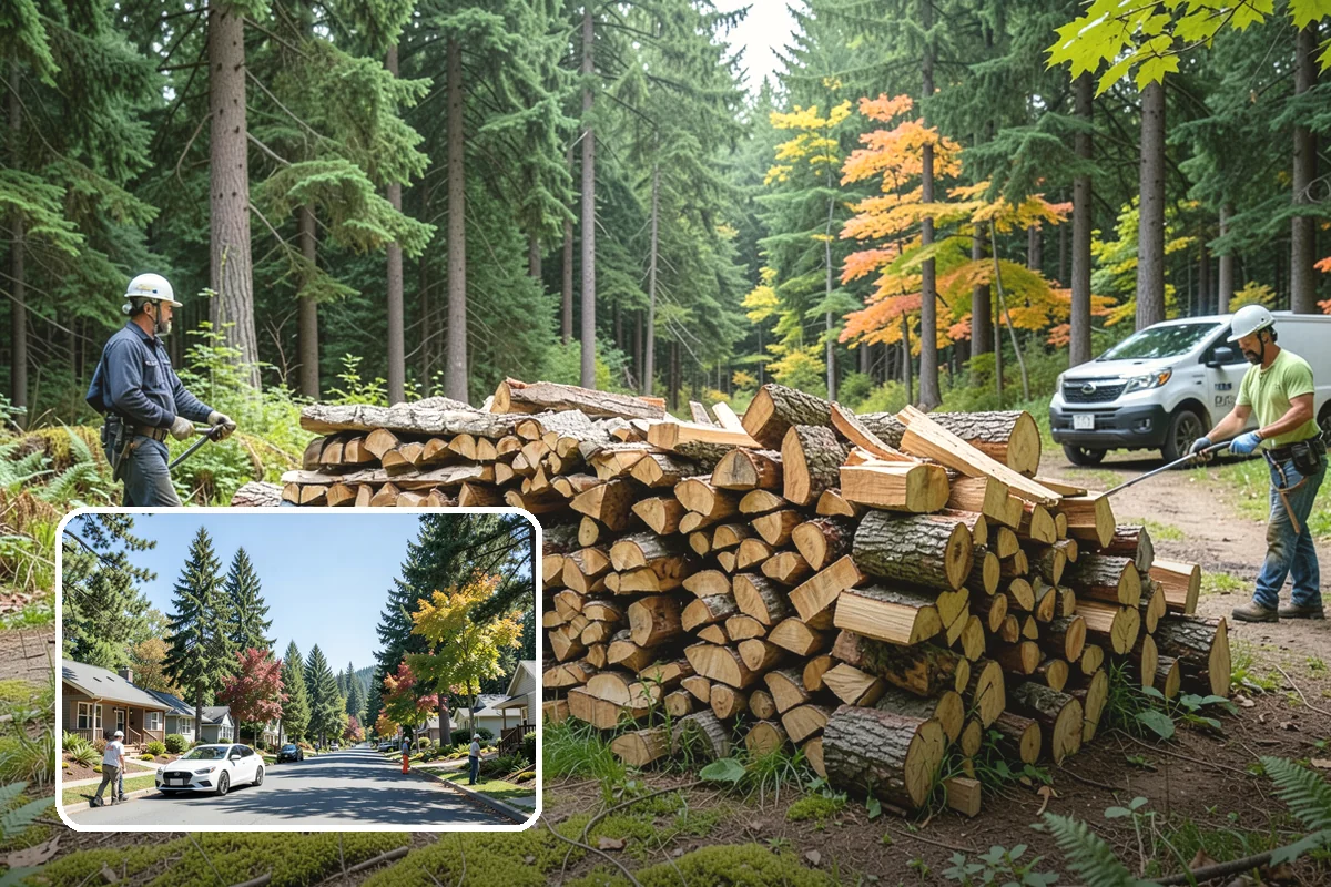 Fresh Cut Firewood in Orting, Pierce County, WA - Lower price point than seasoned stock