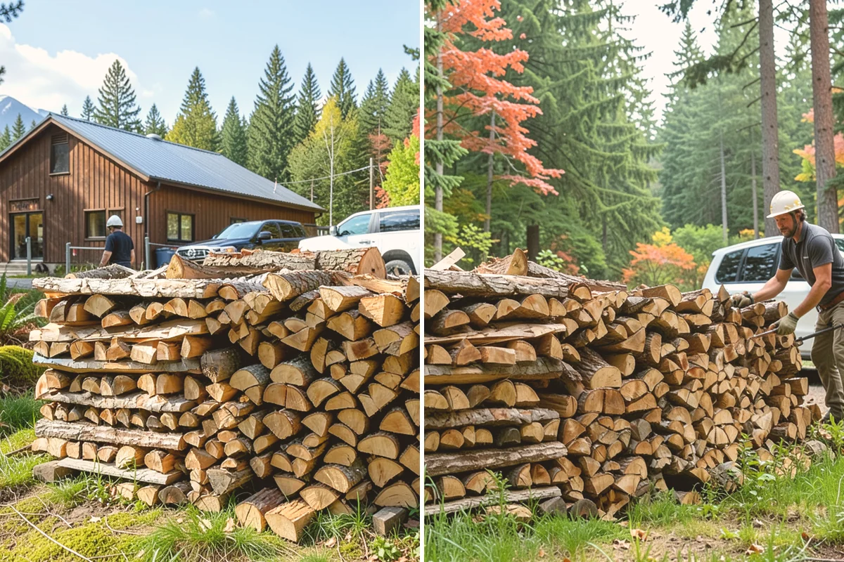 Fresh Cut Firewood in Orting, Pierce County, WA - Confirm your quantity and preferred split size