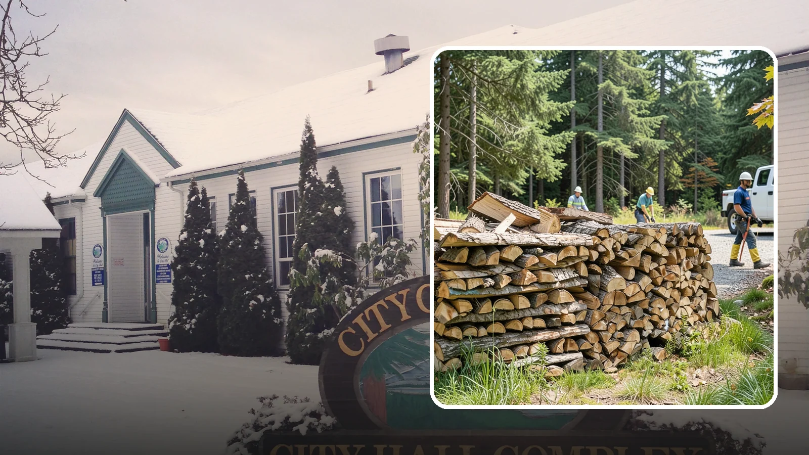 Fresh Cut Firewood in Pacific, King County, WA - Freshly cut firewood delivered ready for you to begin the seasoning process at home.