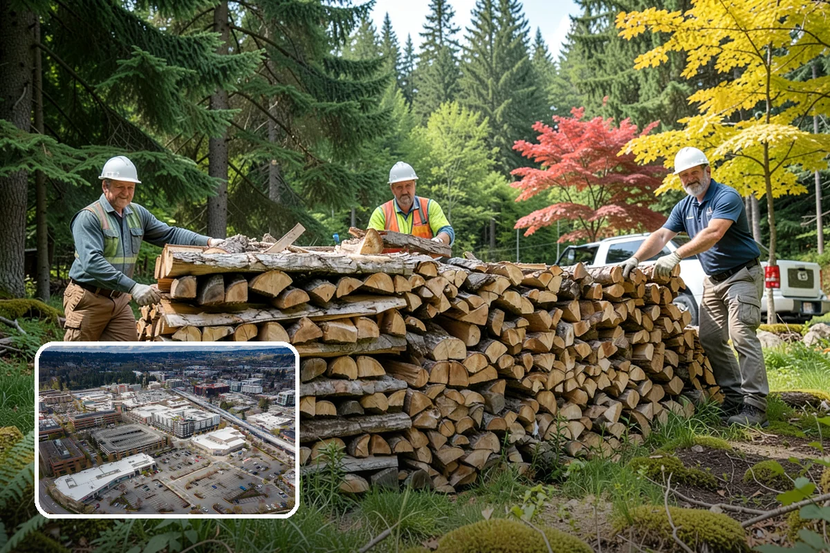 Fresh Cut Firewood in Redmond, King County, WA - Lower price point than seasoned stock