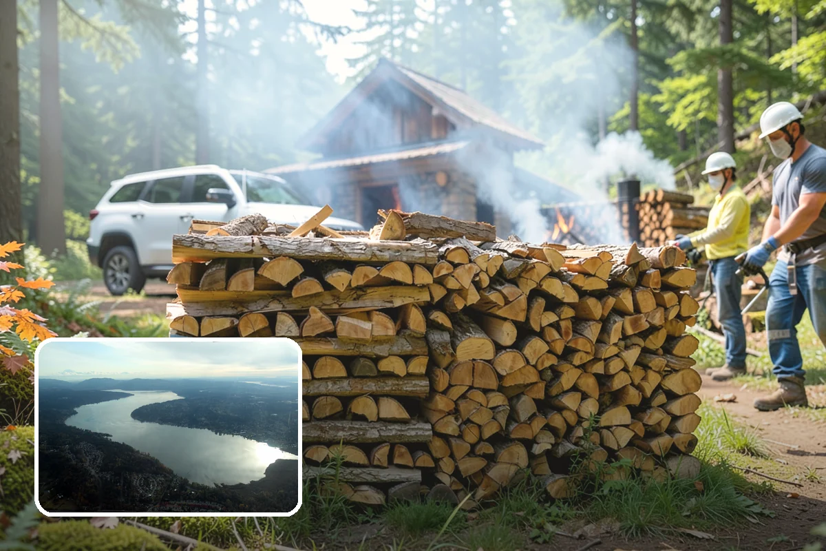 Fresh Cut Firewood in Sammamish, King County, WA - Lower price point than seasoned stock