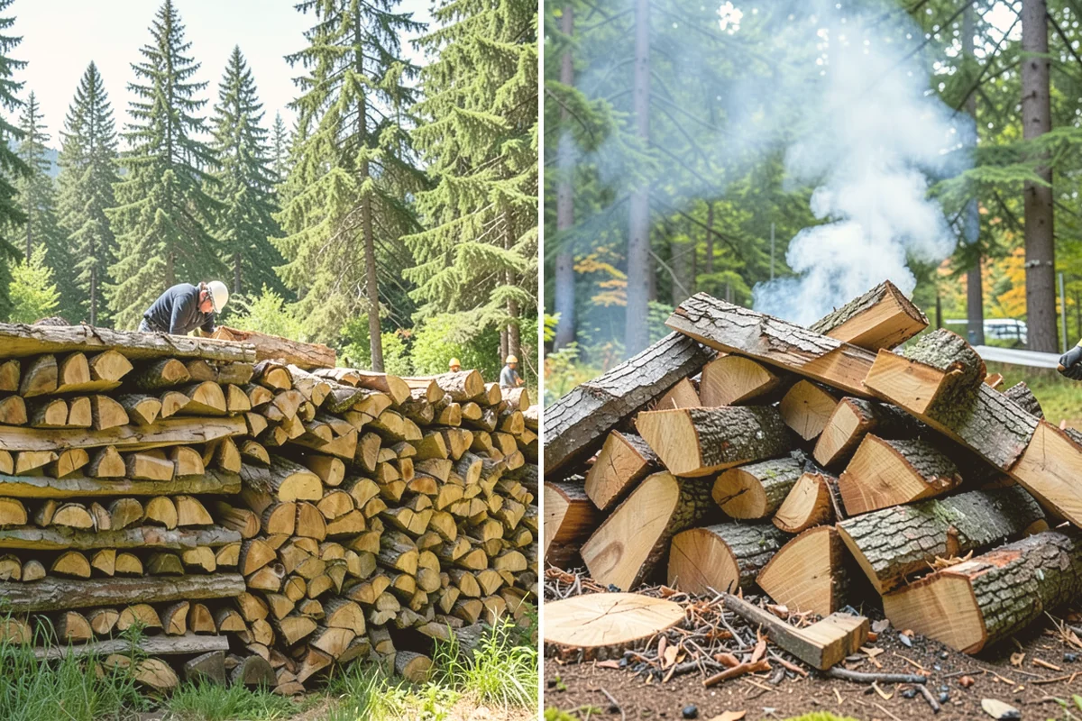 Fresh Cut Firewood in Sammamish, King County, WA - Confirm your quantity and preferred split size