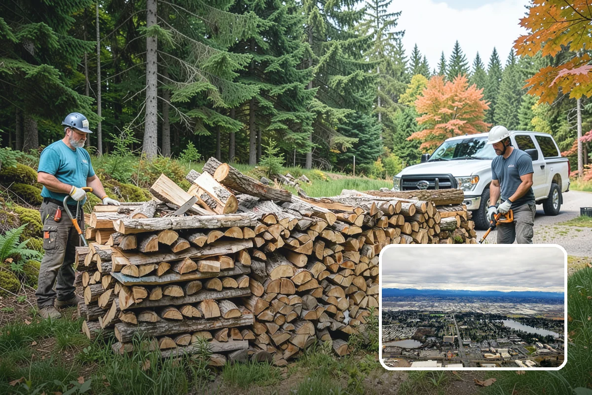 Fresh Cut Firewood in SeaTac, WA - Lower price point than seasoned stock