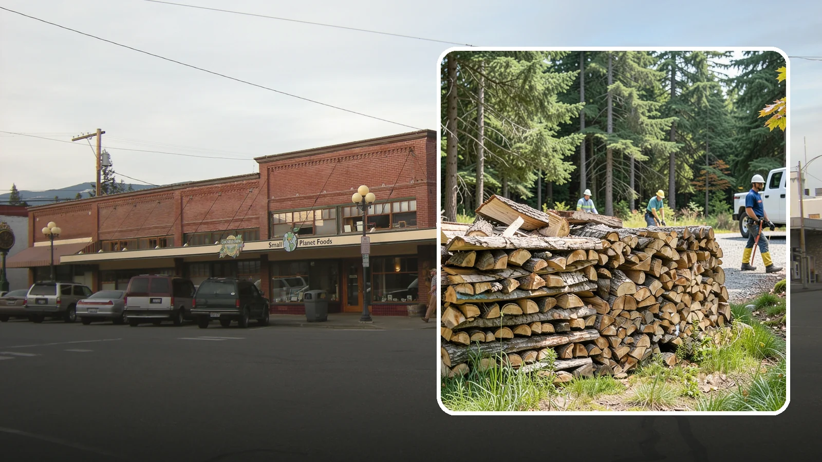 Fresh Cut Firewood in Sedro-Woolley, Skagit County, WA - Freshly cut firewood delivered ready for you to begin the seasoning process at home.