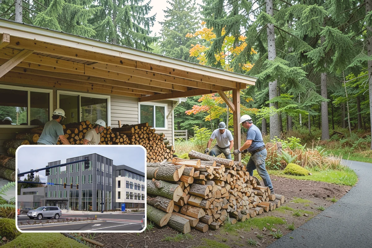 Fresh Cut Firewood in Shoreline, King County, WA - Lower price point than seasoned stock