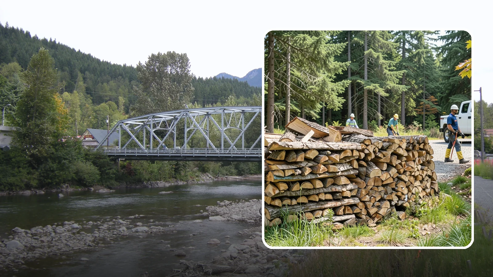 Fresh Cut Firewood in Skykomish, King County, WA - Freshly cut firewood delivered ready for you to begin the seasoning process at home.