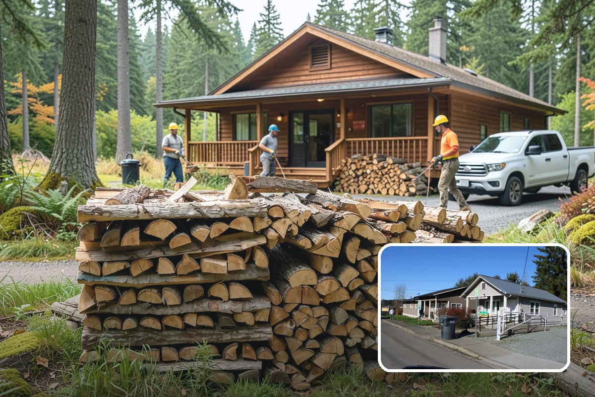 Fresh Cut Firewood in South Prairie, Pierce County, WA - Lower price point than seasoned stock