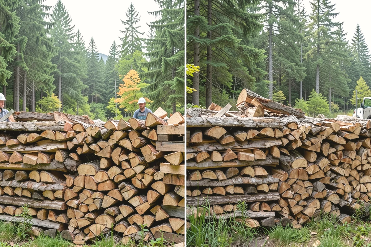 Fresh Cut Firewood in Tukwila, King County, WA - Confirm your quantity and preferred split size