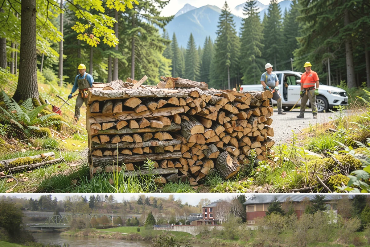 Fresh Cut Firewood in Tukwila, King County, WA - Order in late winter or spring so the wood has the full dry season to cure before you burn it.