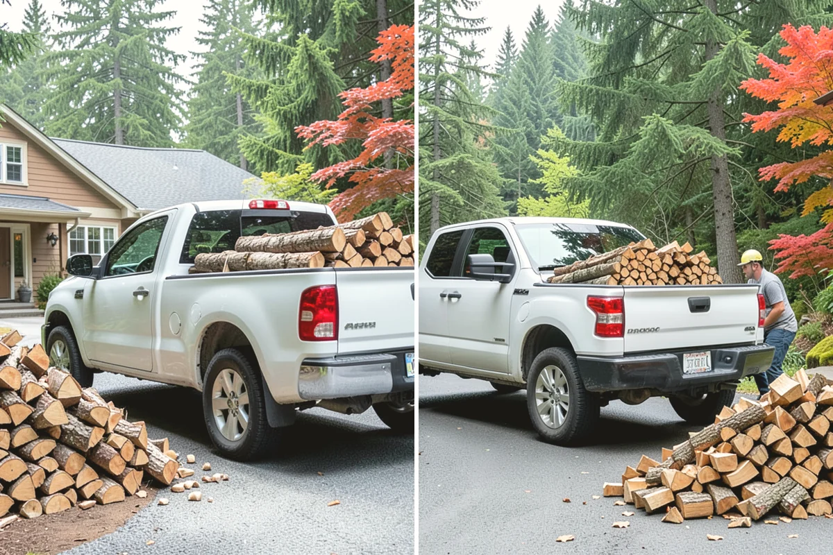 Fresh Cut Firewood in University Place, Pierce County, WA - Confirm your quantity and preferred split size