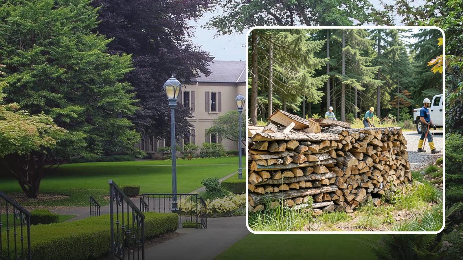 Fresh Cut Firewood in Woodinville, King County, WA - Freshly cut firewood delivered ready for you to begin the seasoning process at home.