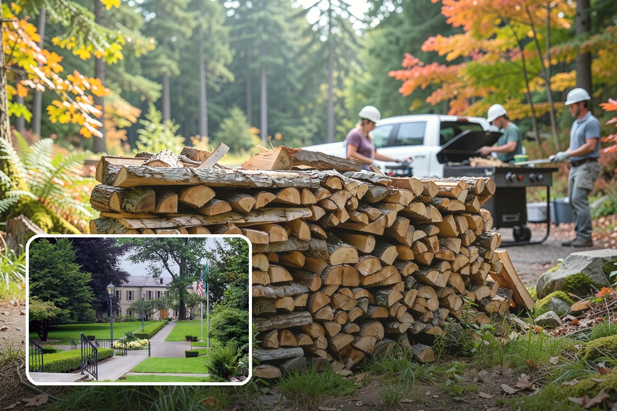 Fresh Cut Firewood in Woodinville, King County, WA - Lower price point than seasoned stock
