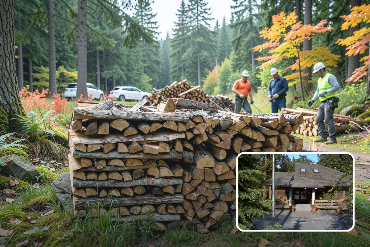 Fresh Cut Firewood in Yarrow Point, King County, WA - Lower price point than seasoned stock
