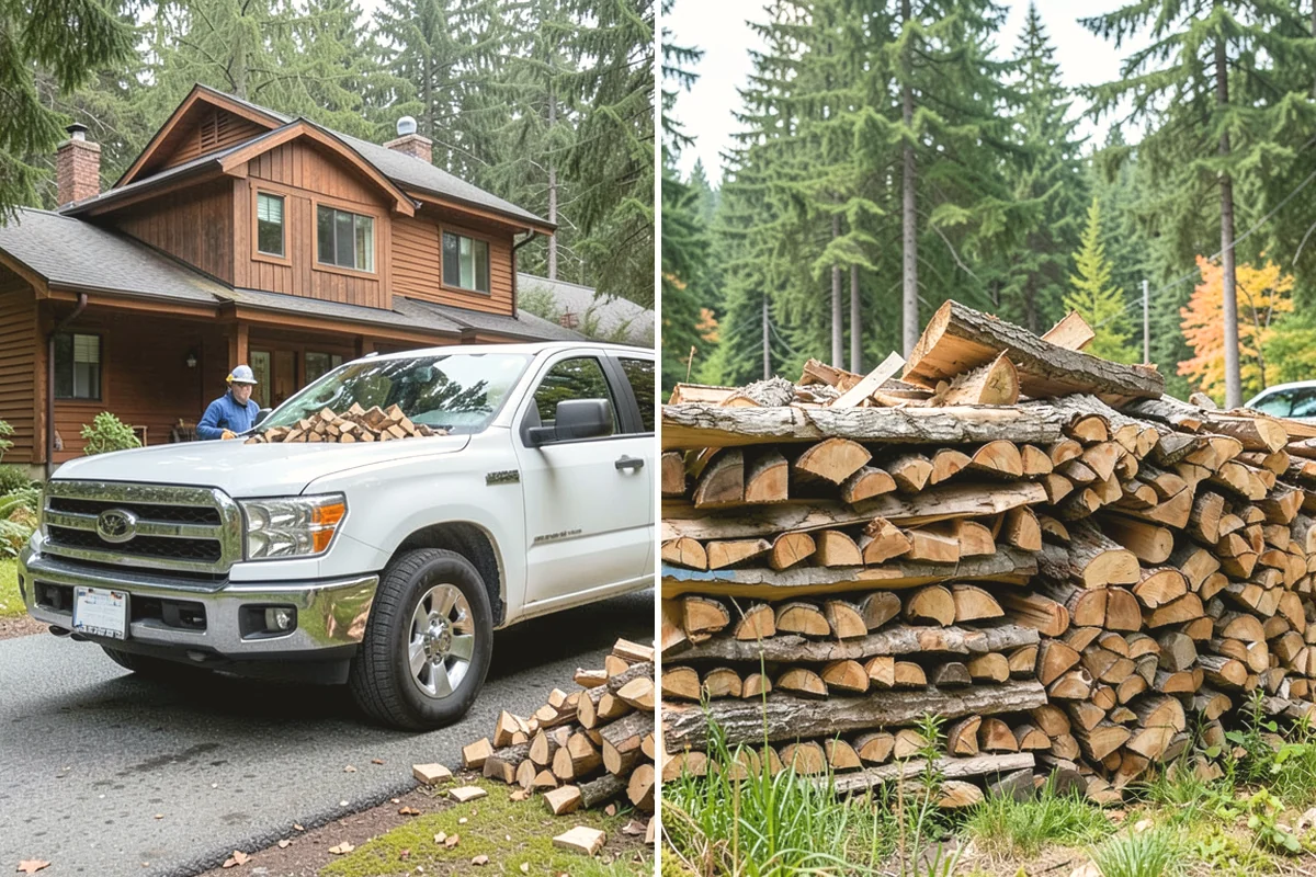 Full Cord Firewood in Anacortes, Skagit County, WA - Order your full cord and set a delivery day