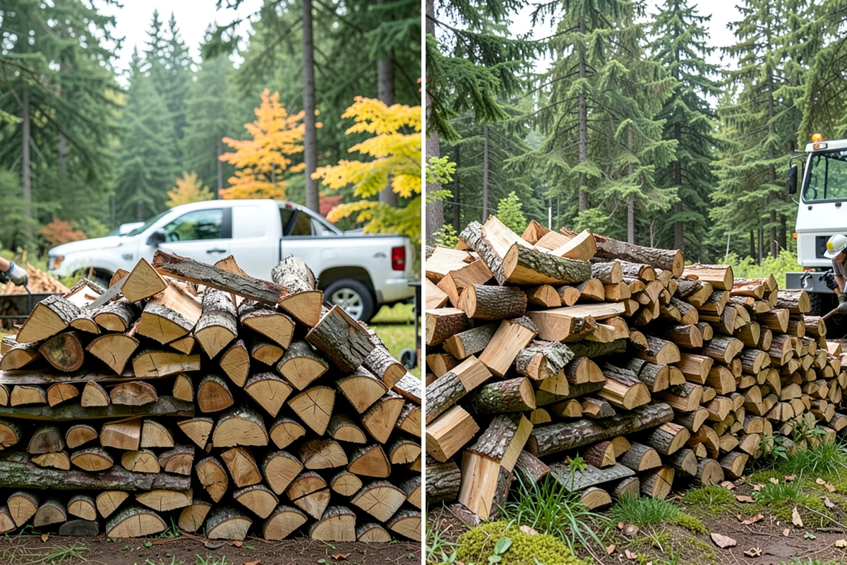 Full Cord Firewood in Arlington, Snohomish County, WA - Order your full cord and set a delivery day