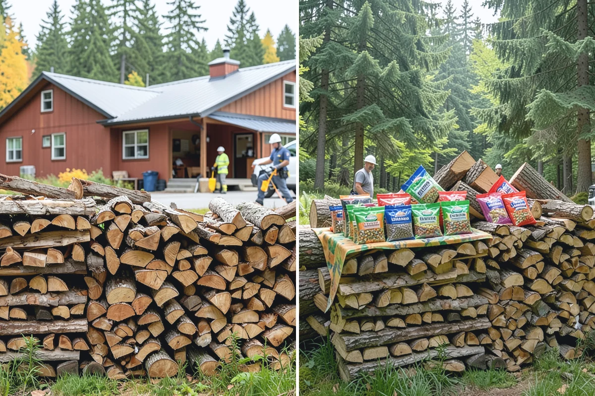 Full Cord Firewood in Beaux Arts Village, King County, WA - Order your full cord and set a delivery day